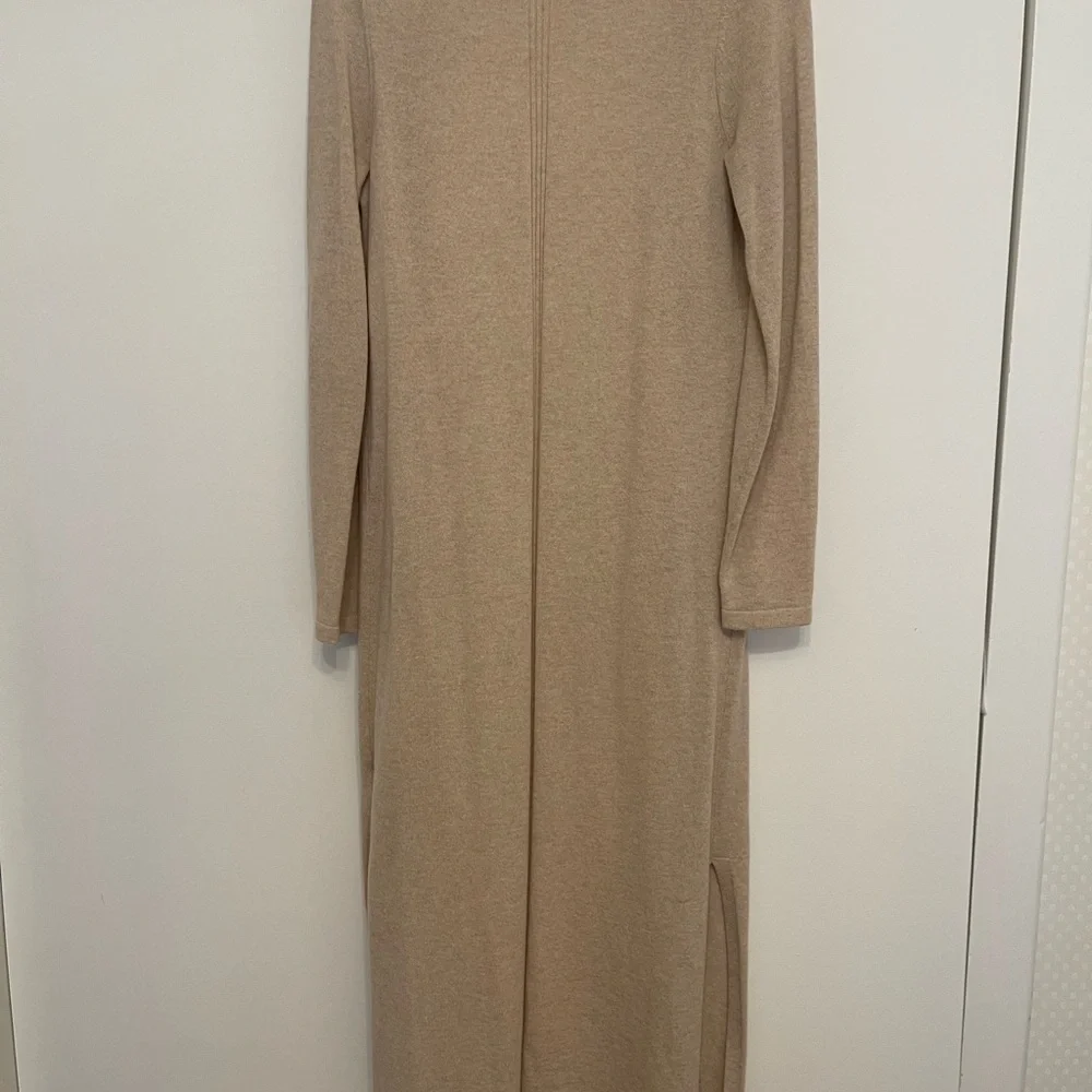 Theory Tan Long Cashmere Duster - Picture 5 of 6